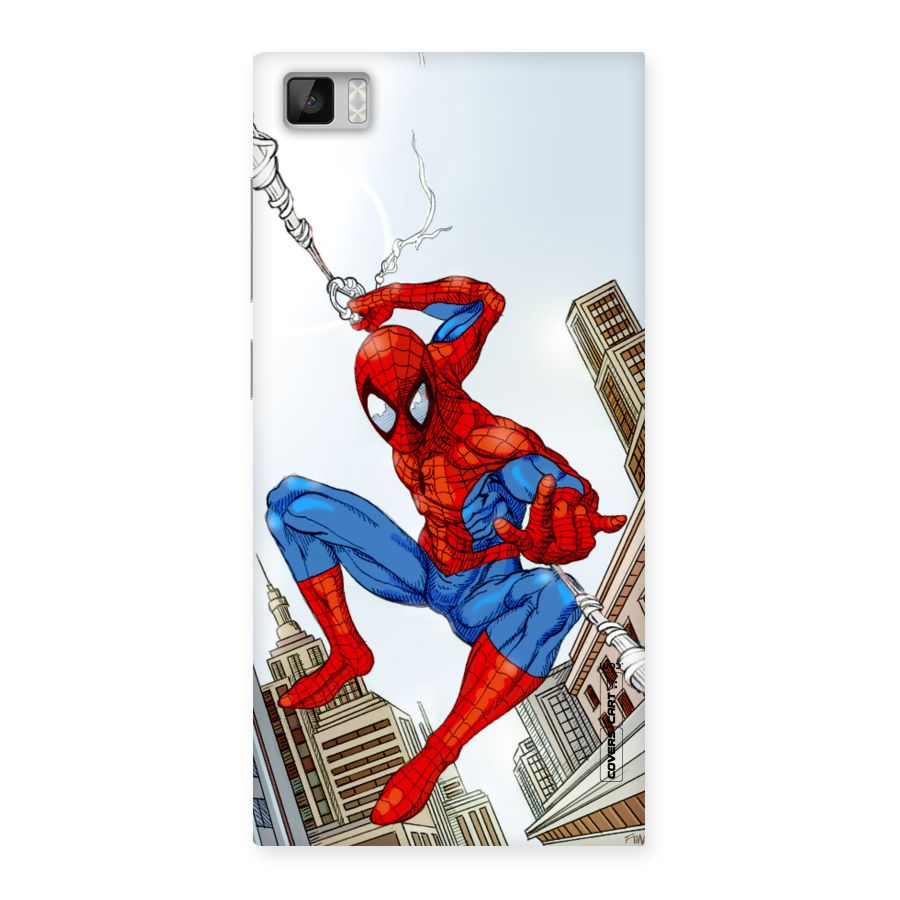 Comic Spider Man Back Case for Xiaomi Mi3