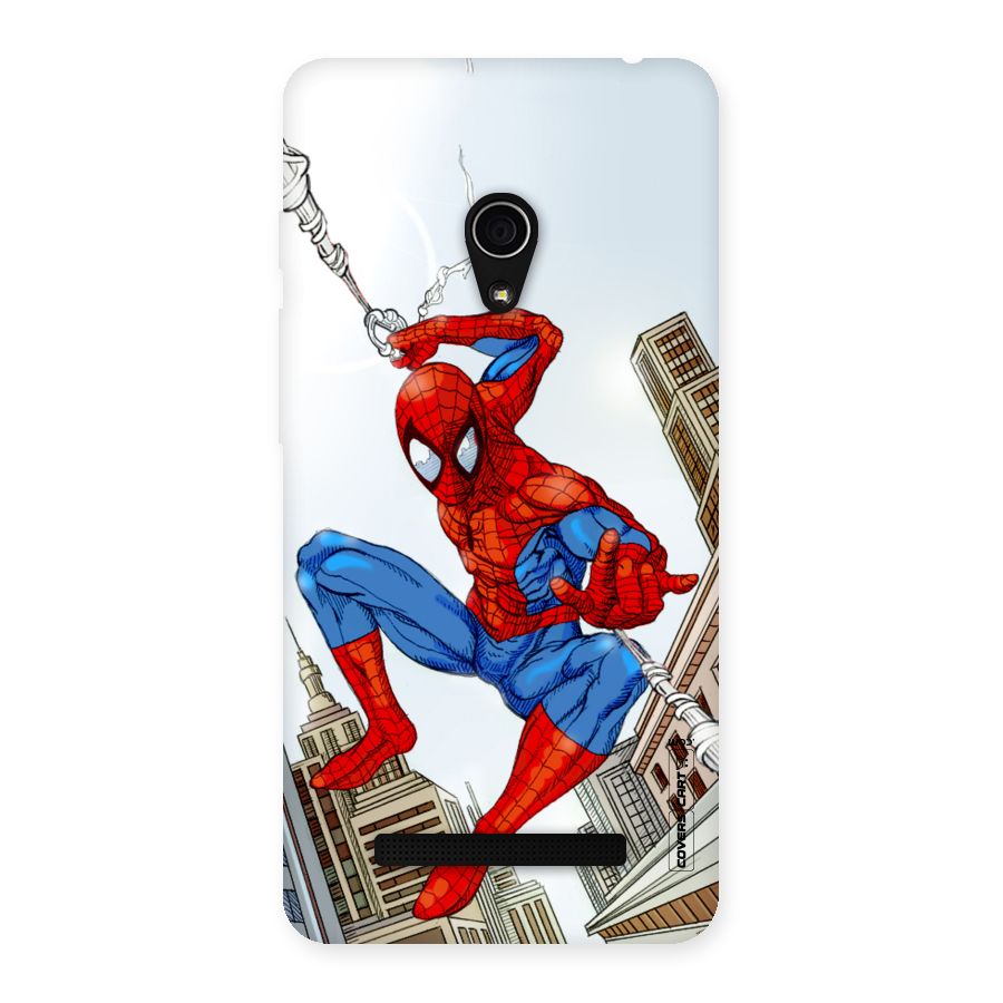 Comic Spider Man Back Case for Zenfone 5