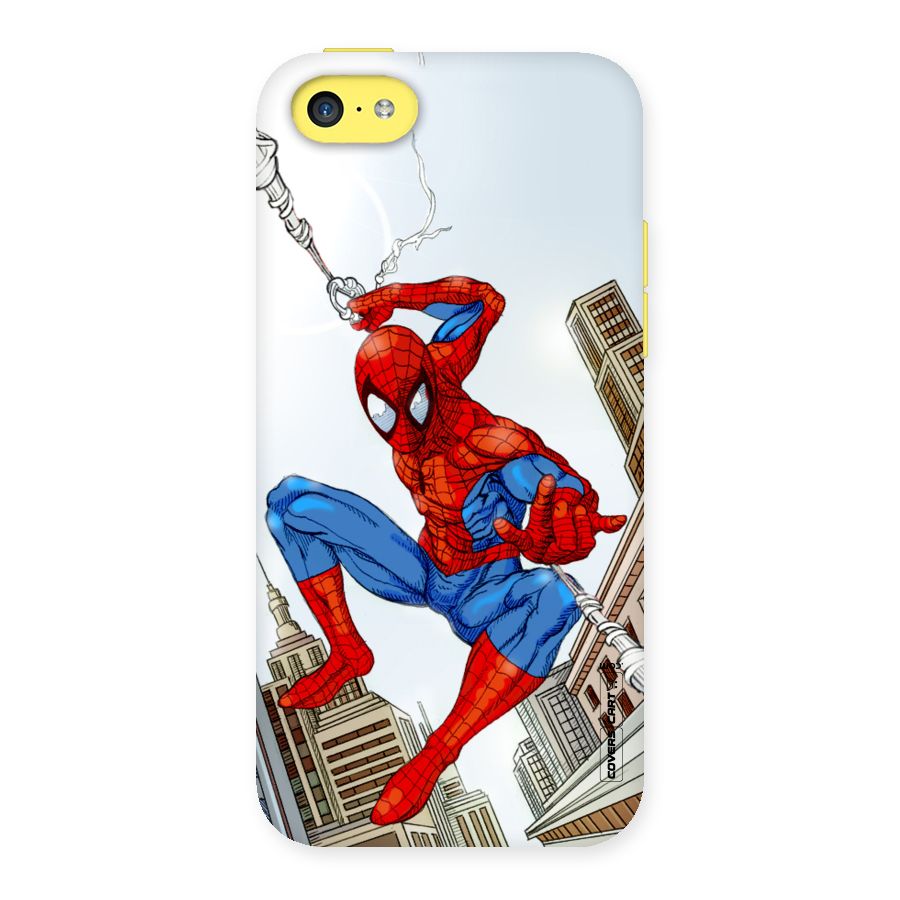 Comic Spider Man Back Case for iPhone 5C