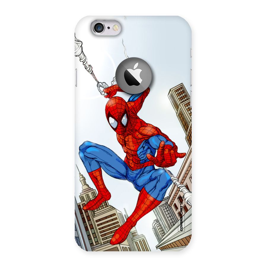 Comic Spider Man Back Case for iPhone 6 Logo Cut