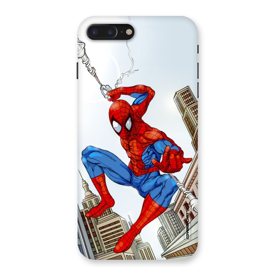 Comic Spider Man Back Case for iPhone 7 Plus