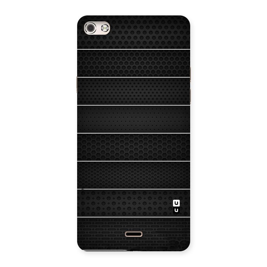 Concrete Stripes Back Case for Micromax Canvas Silver 5