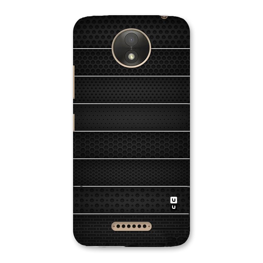 Concrete Stripes Back Case for Moto C Plus