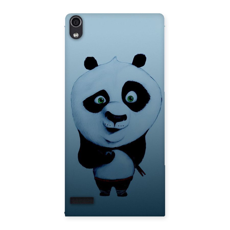 Confused Cute Panda Back Case for Ascend P6