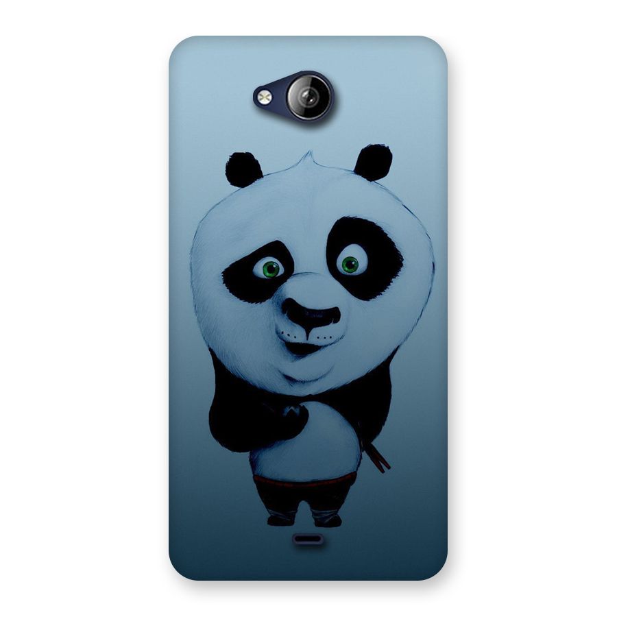 Confused Cute Panda Back Case for Canvas Play Q355