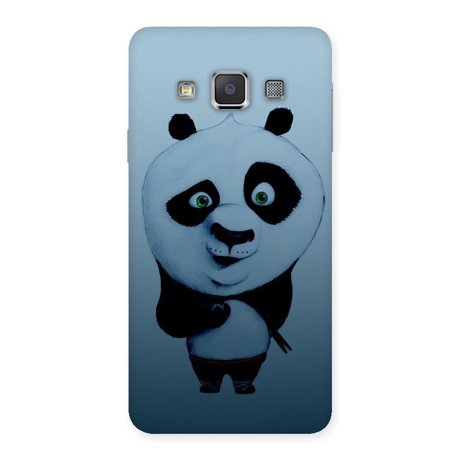 Confused Cute Panda Back Case for Galaxy A3