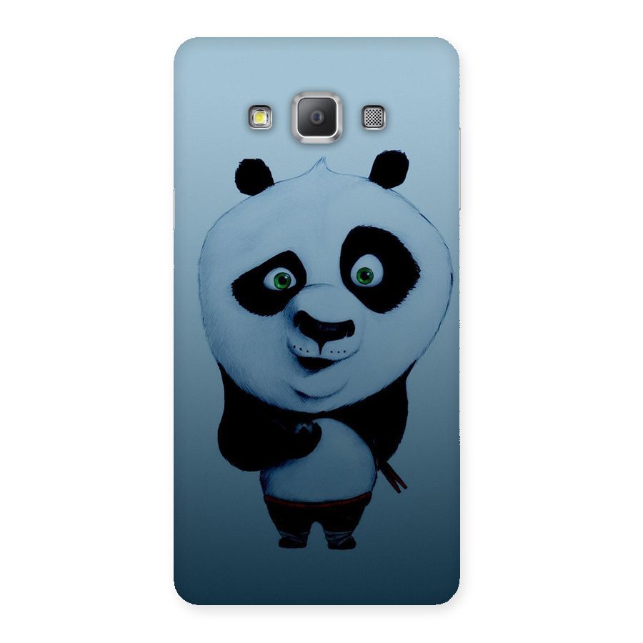 Confused Cute Panda Back Case for Galaxy A7