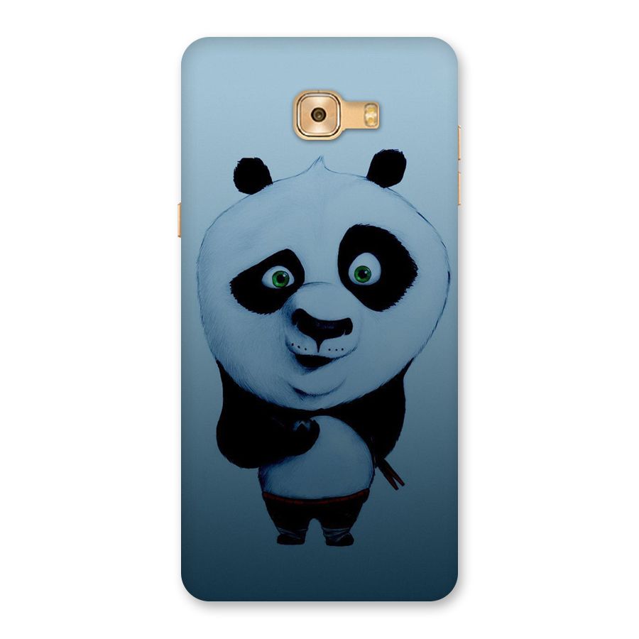 Confused Cute Panda Back Case for Galaxy C9 Pro