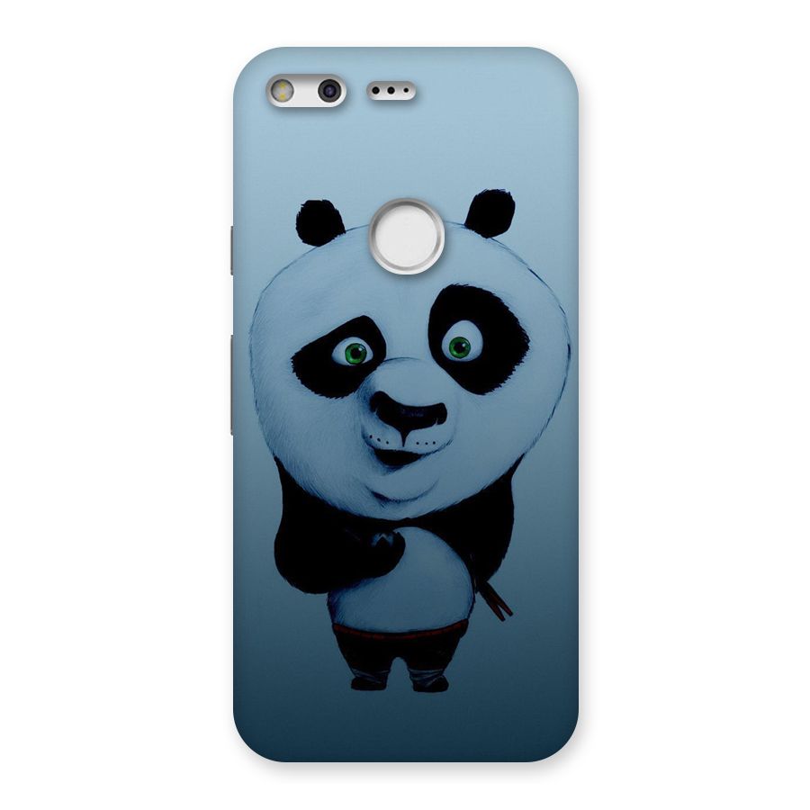 Confused Cute Panda Back Case for Google Pixel