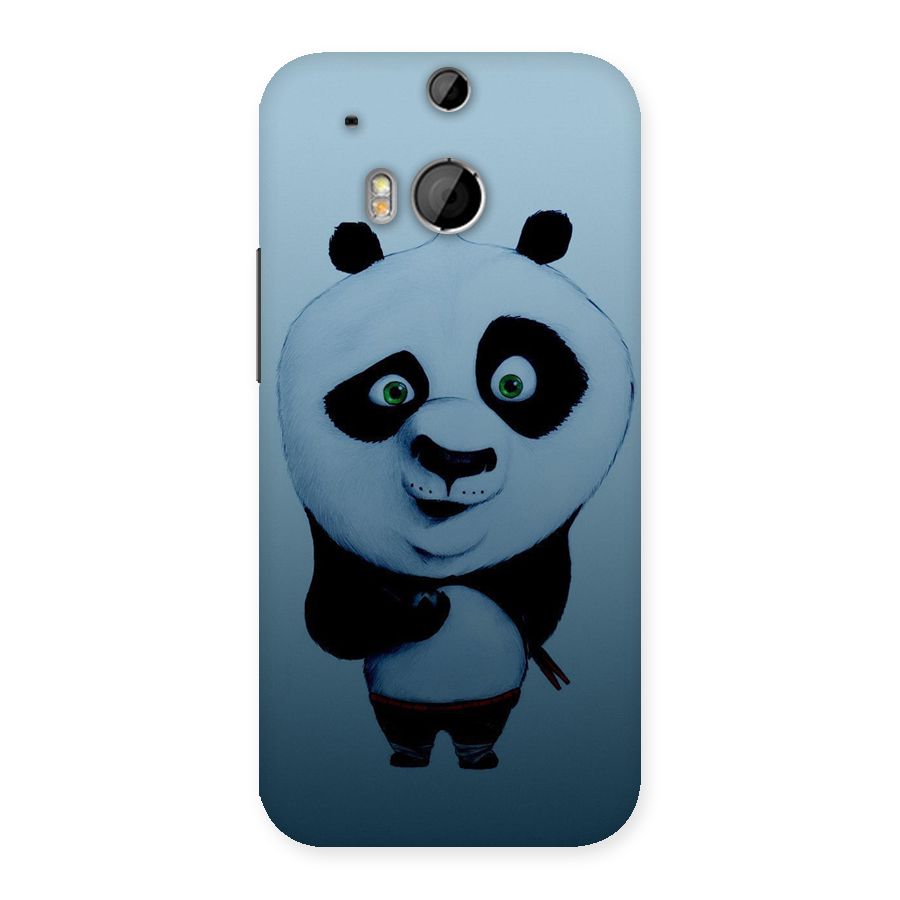 Confused Cute Panda Back Case for HTC One M8