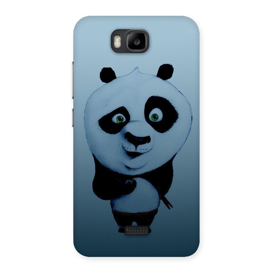 Confused Cute Panda Back Case for Honor Bee