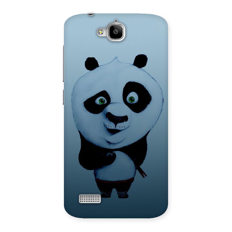 Confused Cute Panda Back Case for Honor Holly