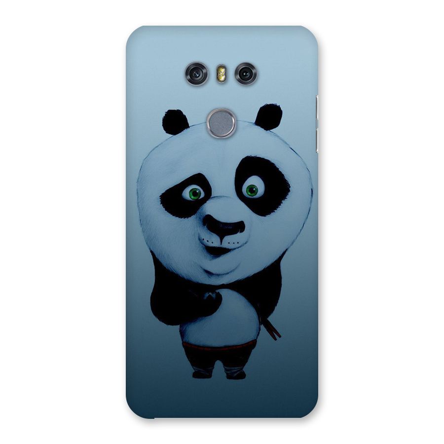 Confused Cute Panda Back Case for LG G6