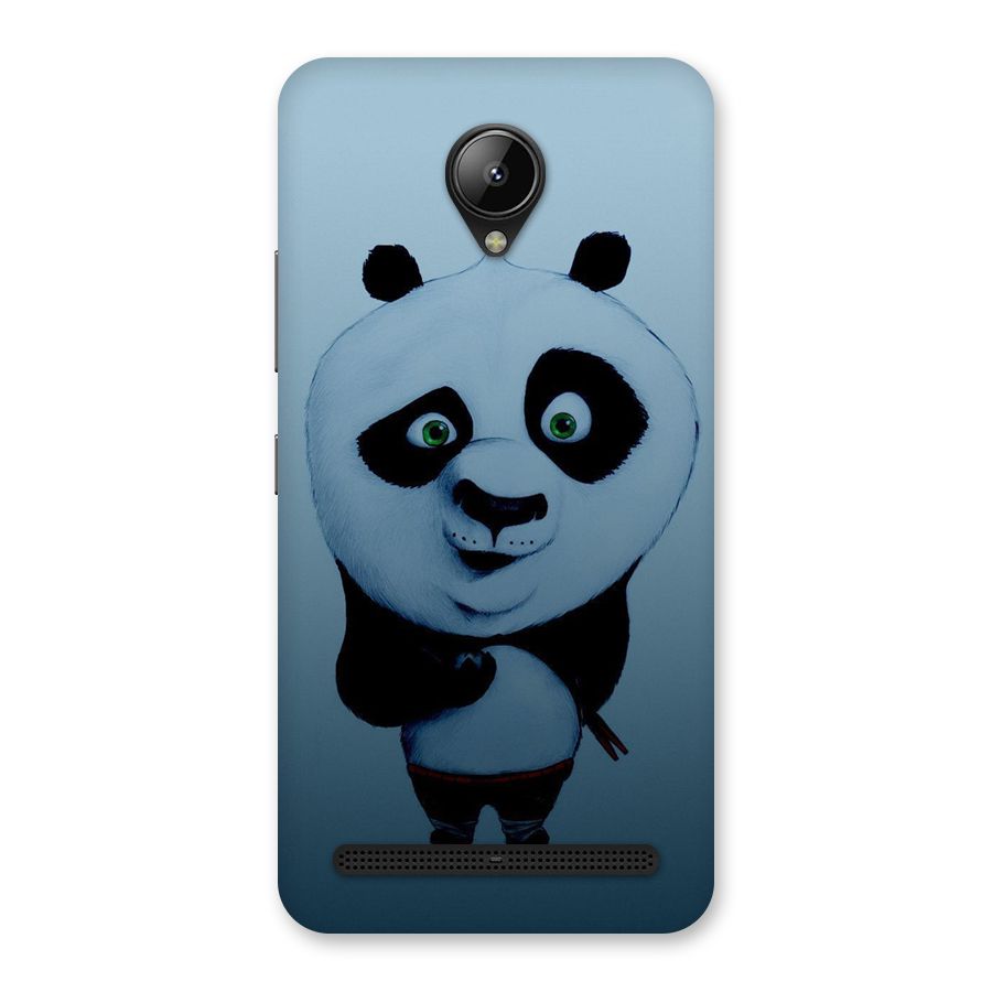 Confused Cute Panda Back Case for Lenovo C2