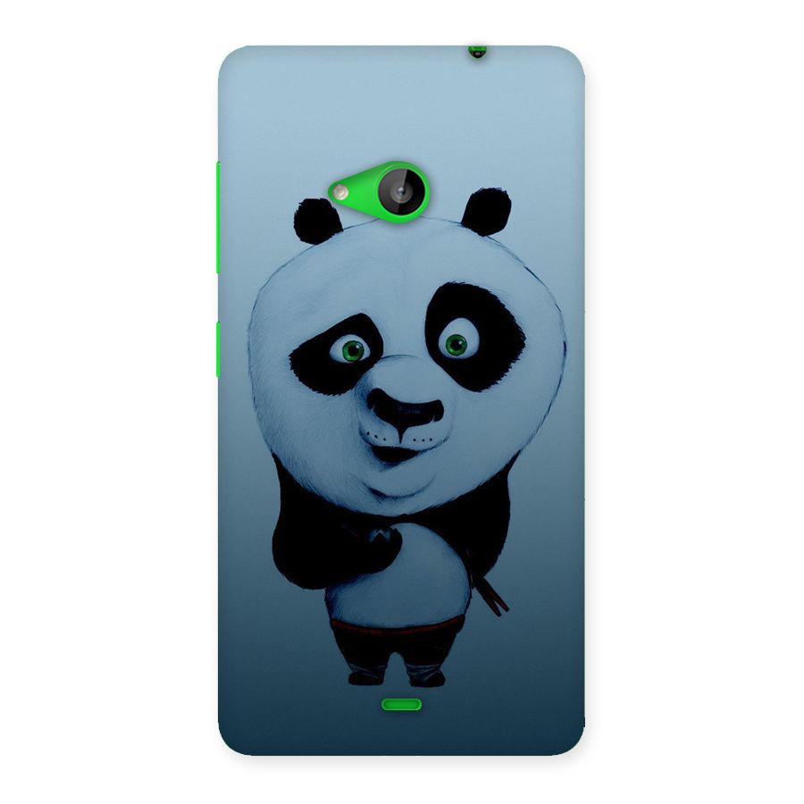Confused Cute Panda Back Case for Lumia 535