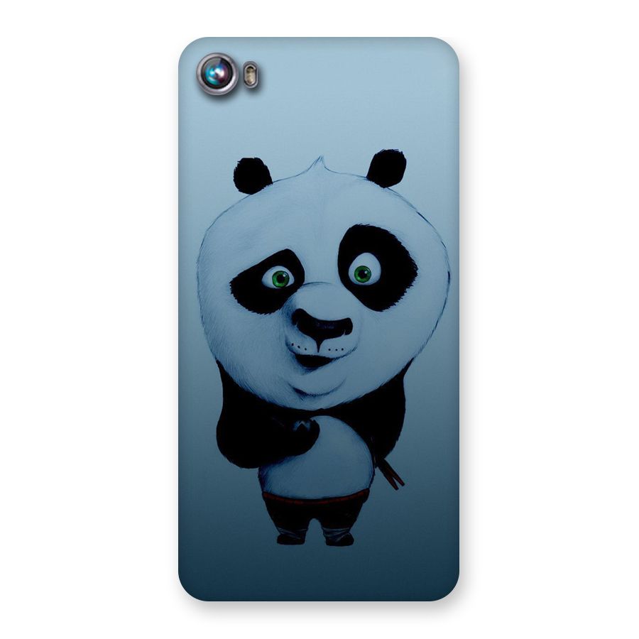 Confused Cute Panda Back Case for Micromax Canvas Fire 4 A107