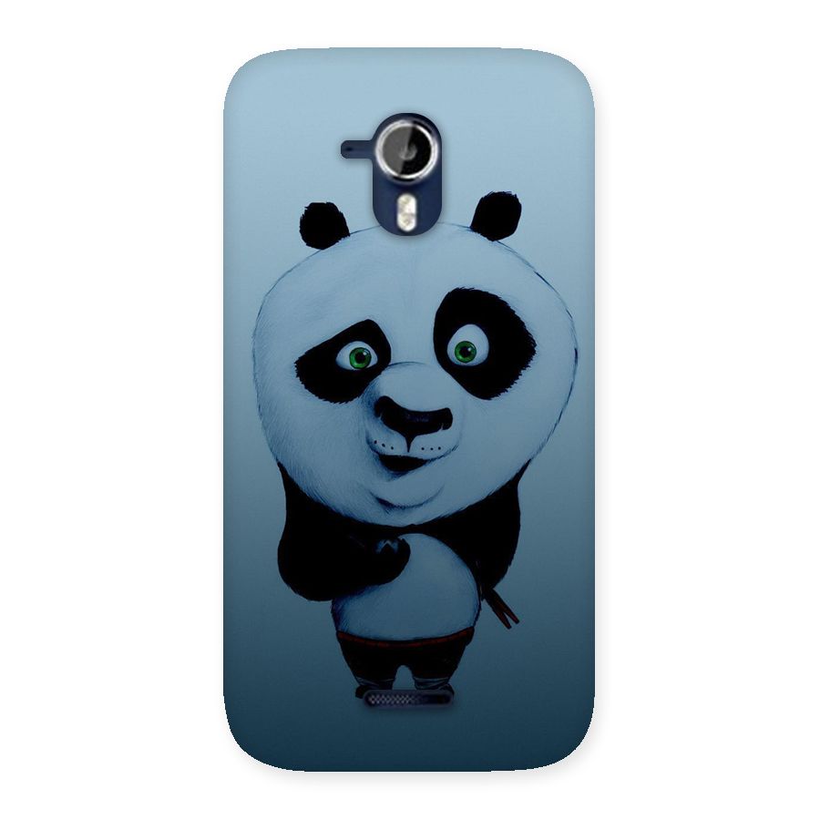 Confused Cute Panda Back Case for Micromax Canvas Magnus A117