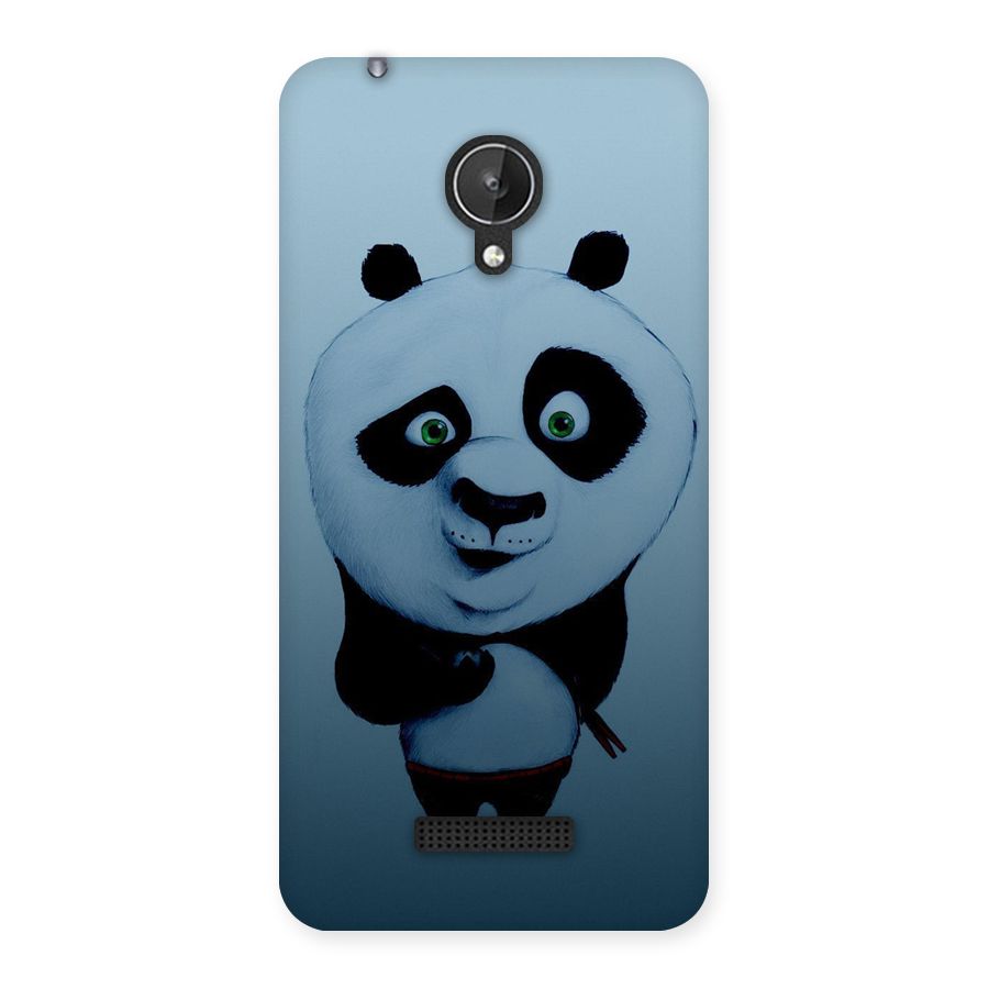Confused Cute Panda Back Case for Micromax Canvas Spark Q380