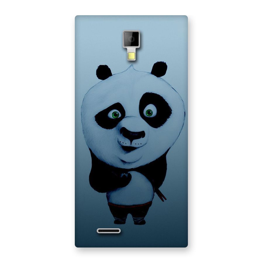 Confused Cute Panda Back Case for Micromax Canvas Xpress A99