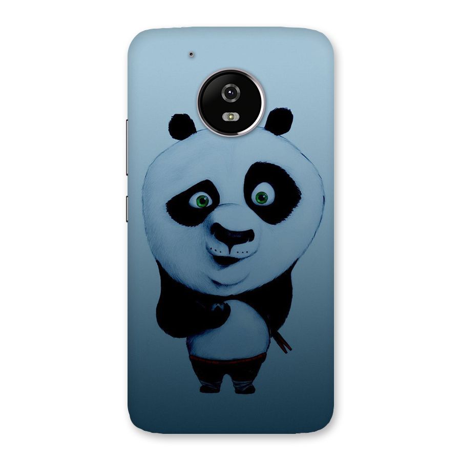 Confused Cute Panda Back Case for Moto G5