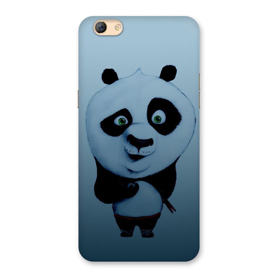 Confused Cute Panda Back Case for Oppo F3 Plus