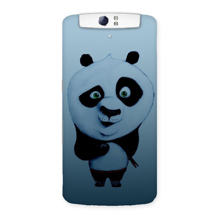 Confused Cute Panda Back Case for Oppo N1
