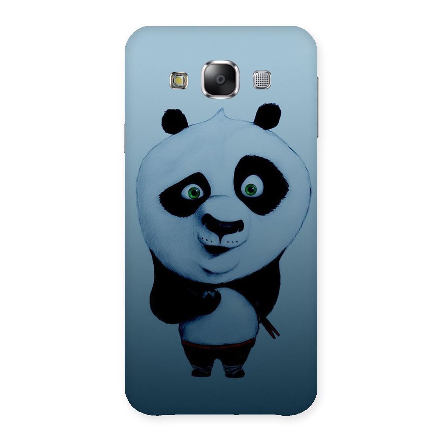 Confused Cute Panda Back Case for Samsung Galaxy E5