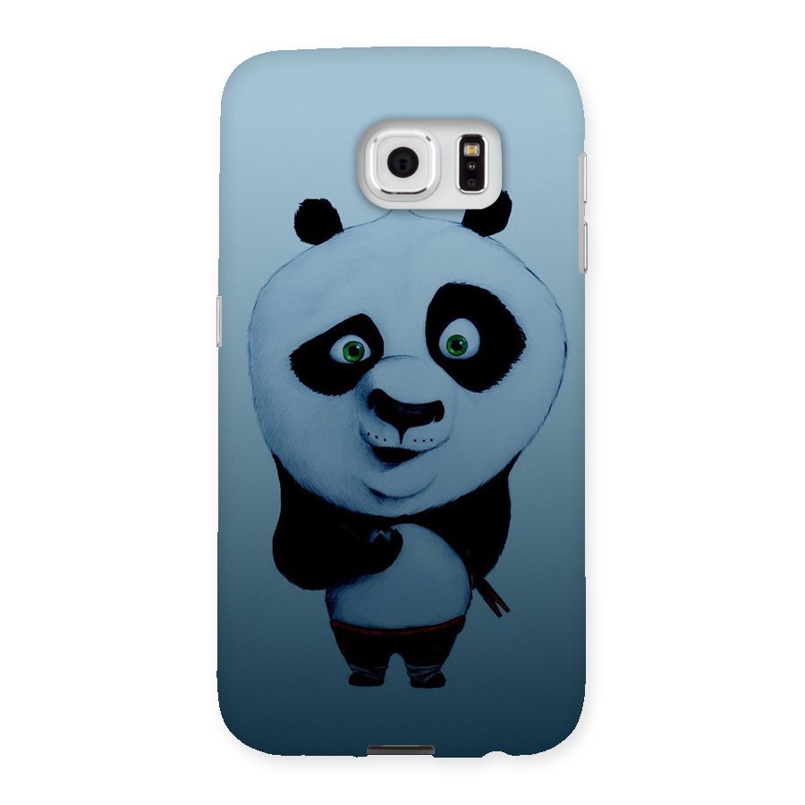 Confused Cute Panda Back Case for Samsung Galaxy S6