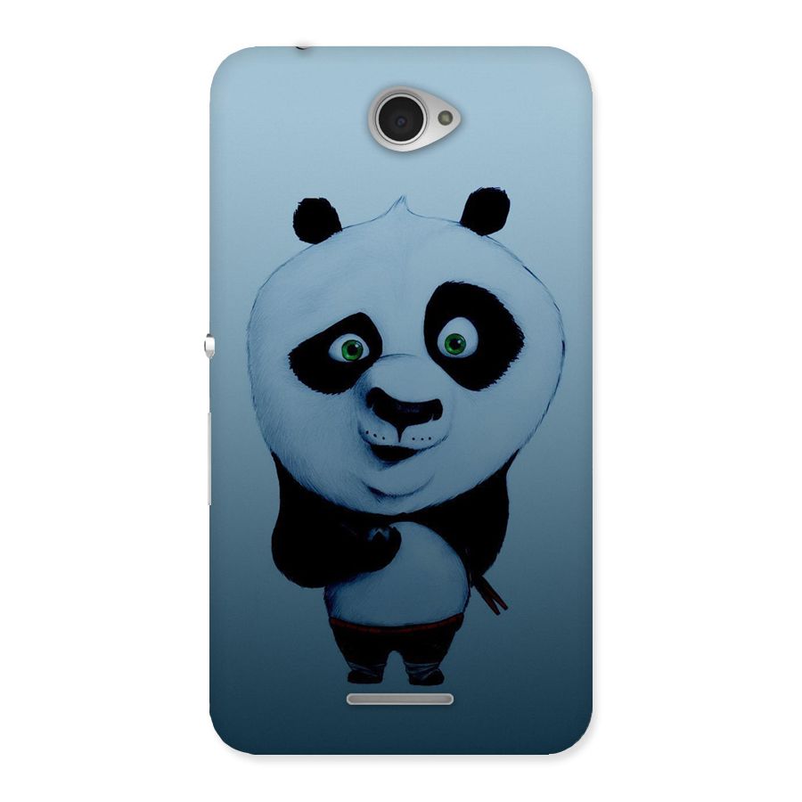Confused Cute Panda Back Case for Sony Xperia E4