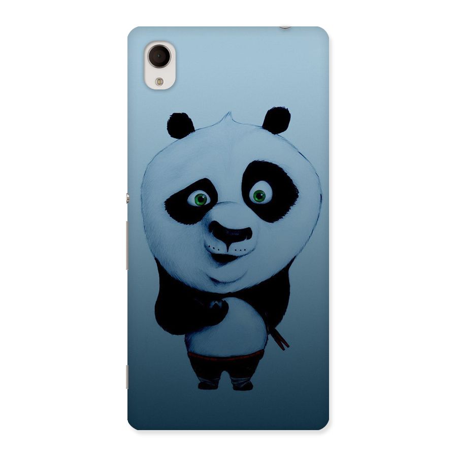 Confused Cute Panda Back Case for Sony Xperia M4