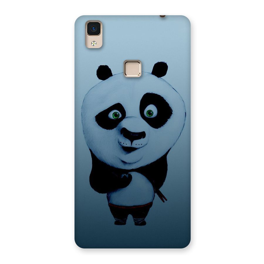 Confused Cute Panda Back Case for V3 Max
