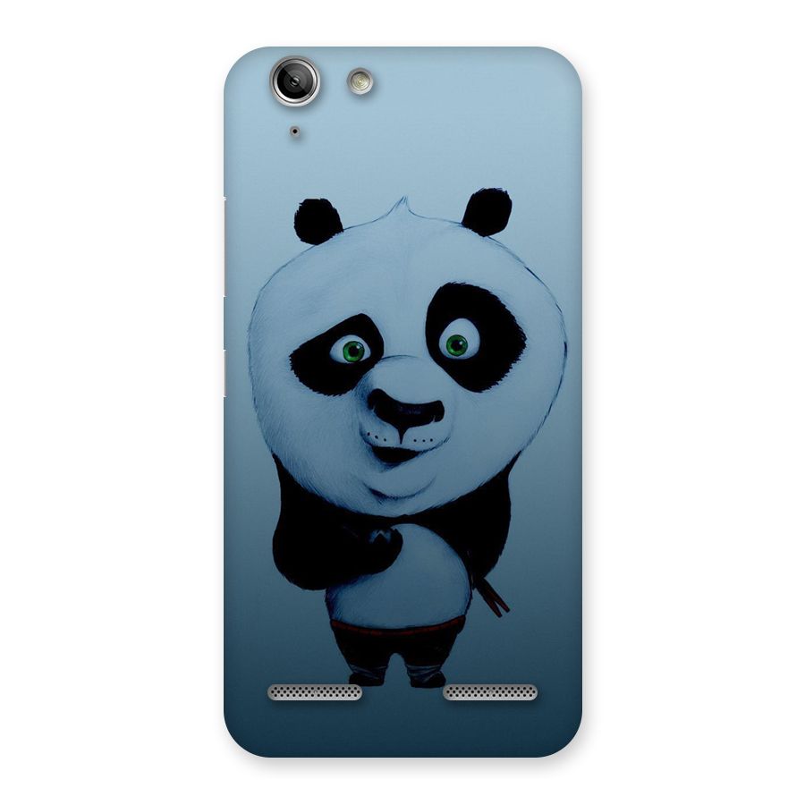 Confused Cute Panda Back Case for Vibe K5