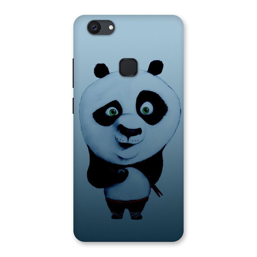 Confused Cute Panda Back Case for Vivo V7 Plus