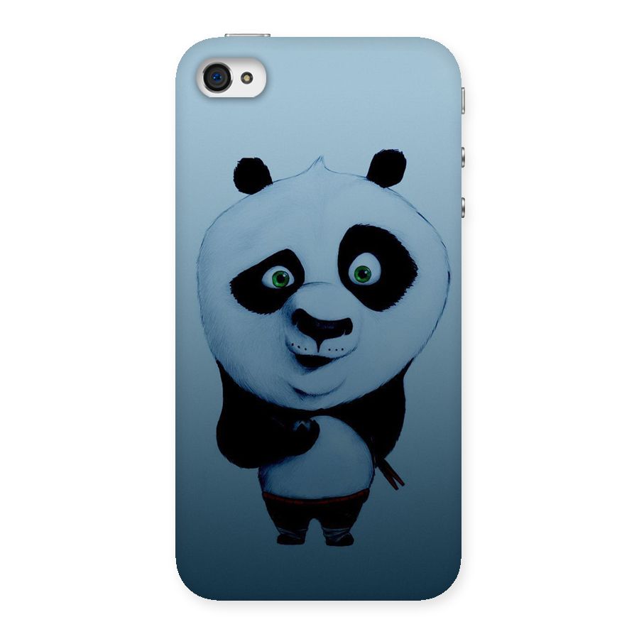 Confused Cute Panda Back Case for iPhone 4 4s