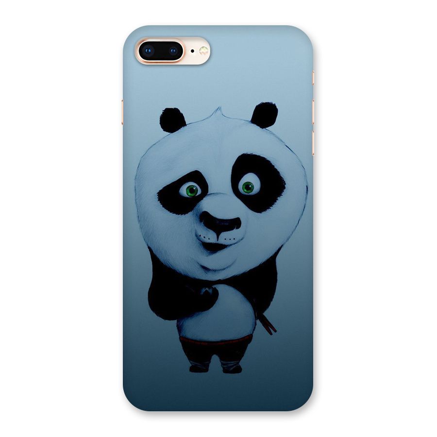 Confused Cute Panda Back Case for iPhone 8 Plus