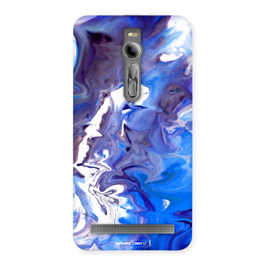 Cool Blue Marble Texture Back Case for Asus Zenfone 2