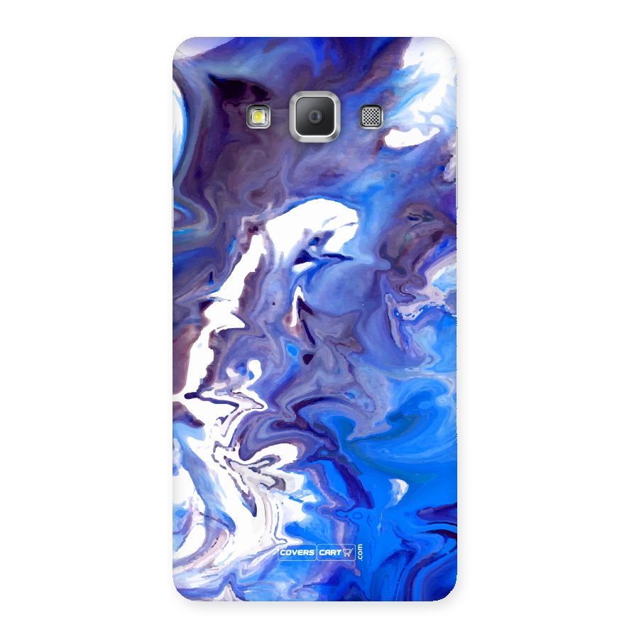 Cool Blue Marble Texture Back Case for Galaxy A7