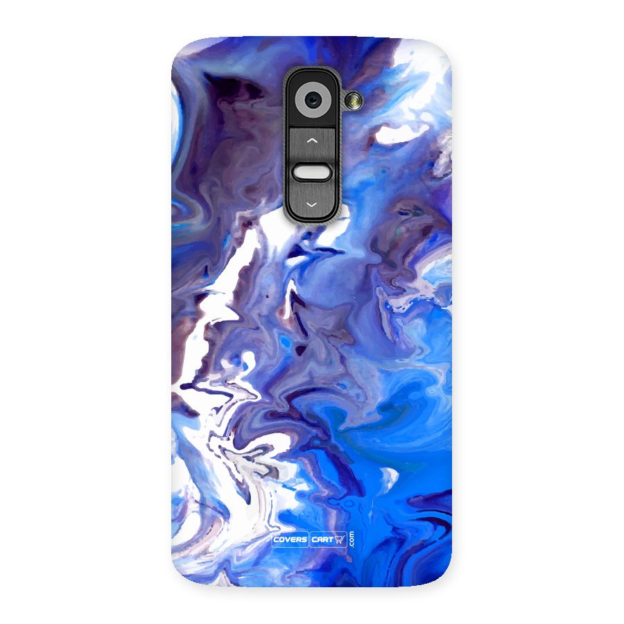 Cool Blue Marble Texture Back Case for LG G2