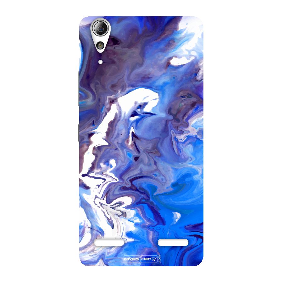 Cool Blue Marble Texture Back Case for Lenovo A6000