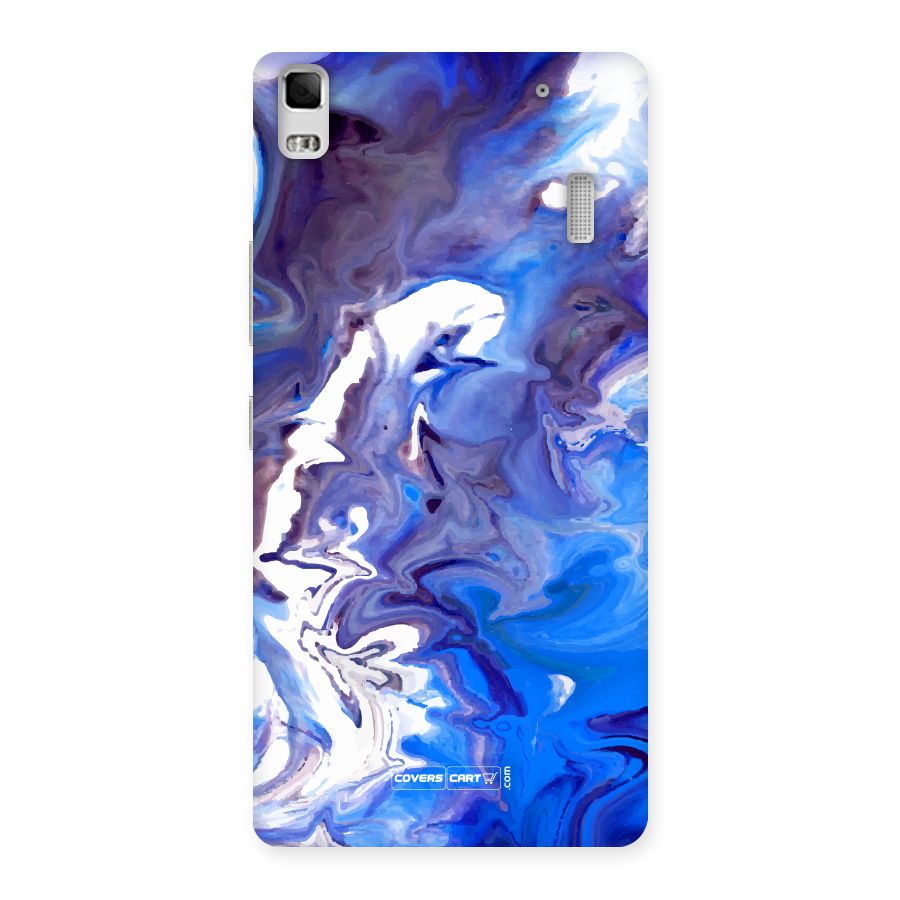 Cool Blue Marble Texture Back Case for Lenovo A7000