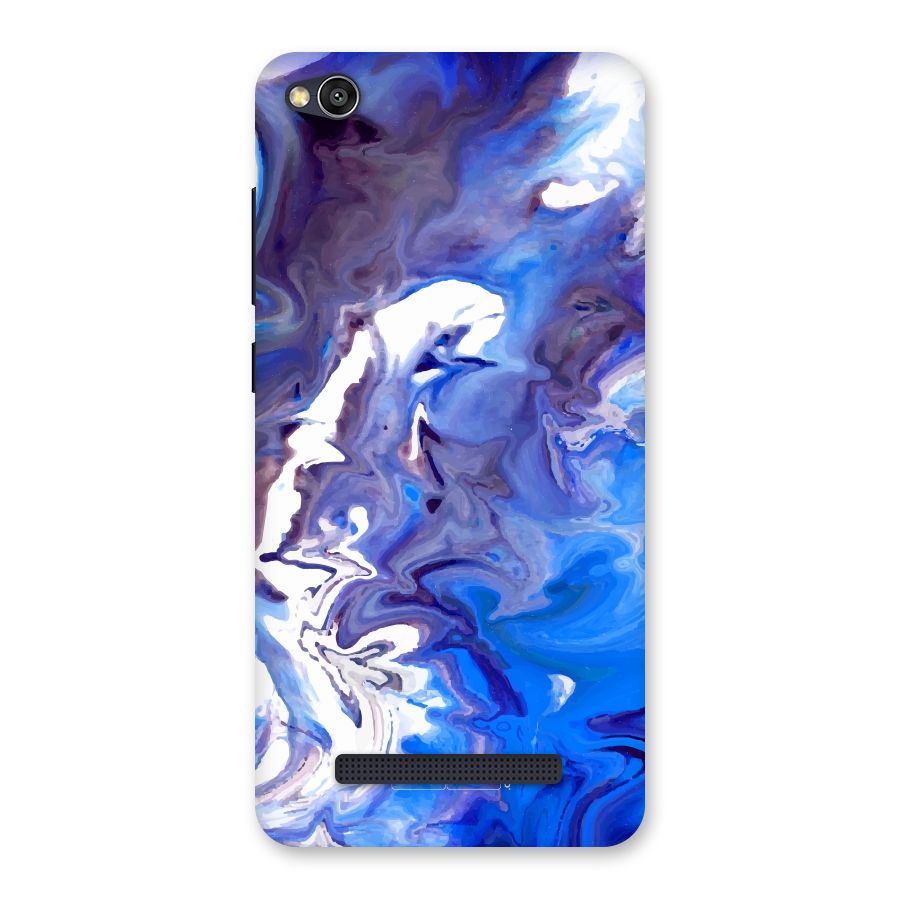 Cool Blue Marble Texture Back Case for Redmi 4A