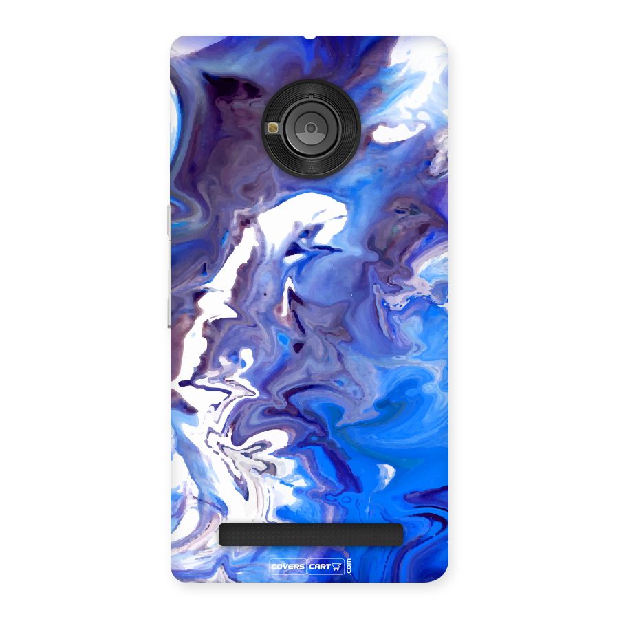 Cool Blue Marble Texture Back Case for Yu Yunique