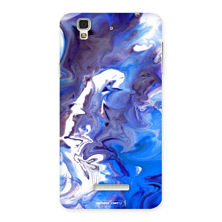 Cool Blue Marble Texture Back Case for Yu Yureka