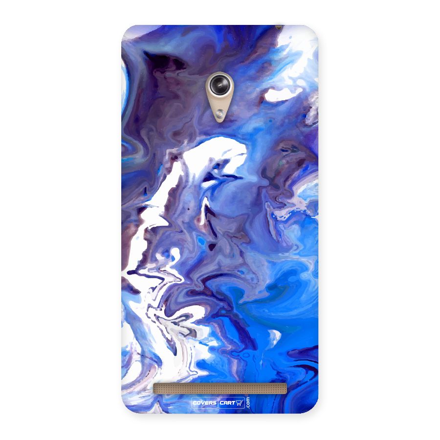 Cool Blue Marble Texture Back Case for Zenfone 6