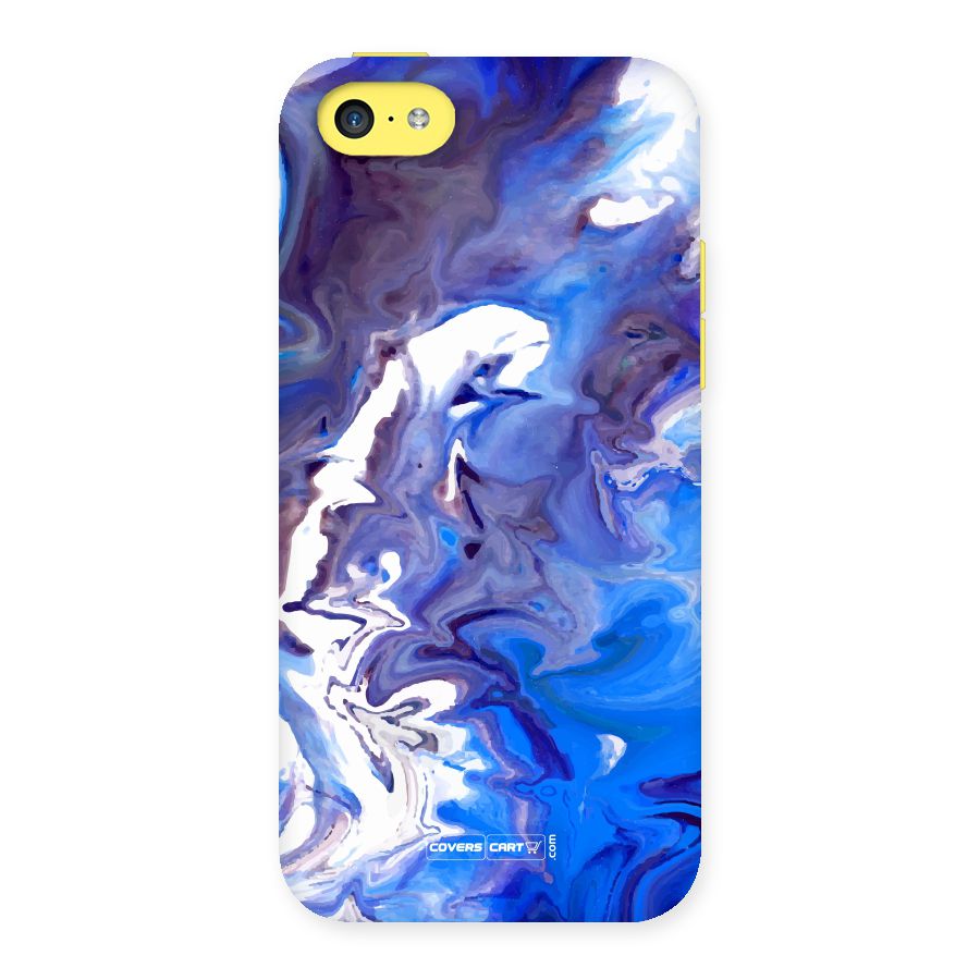 Cool Blue Marble Texture Back Case for iPhone 5C