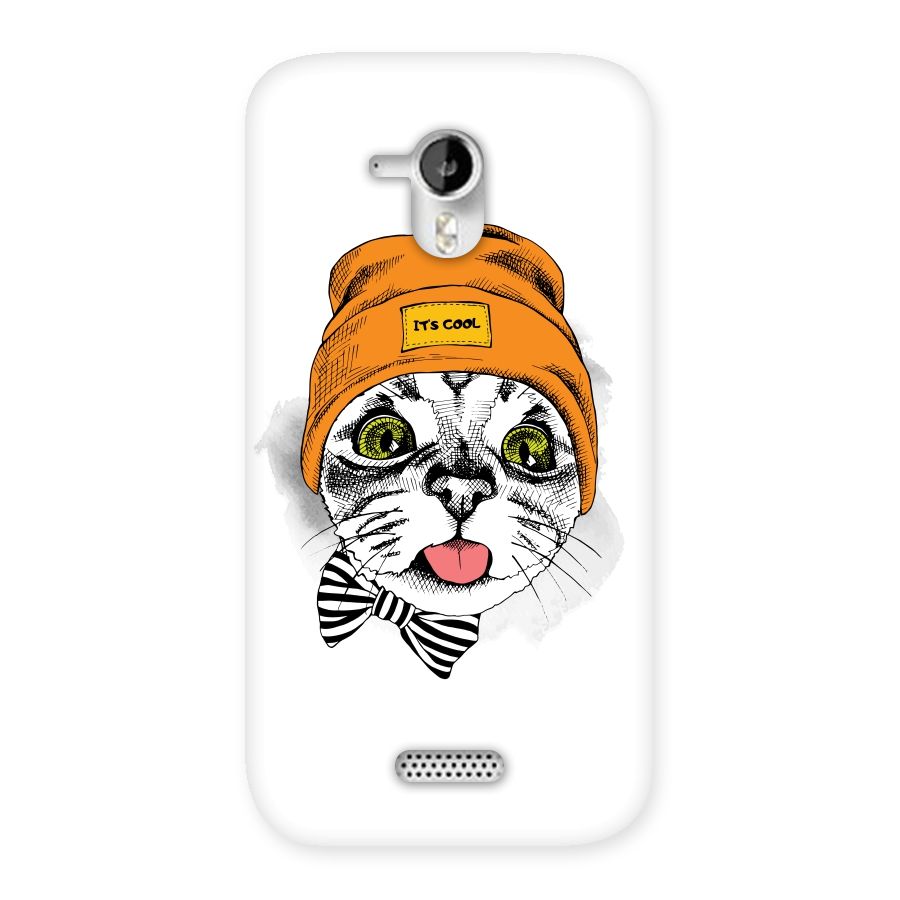 Cool cat Back Case for Micromax Canvas HD A116