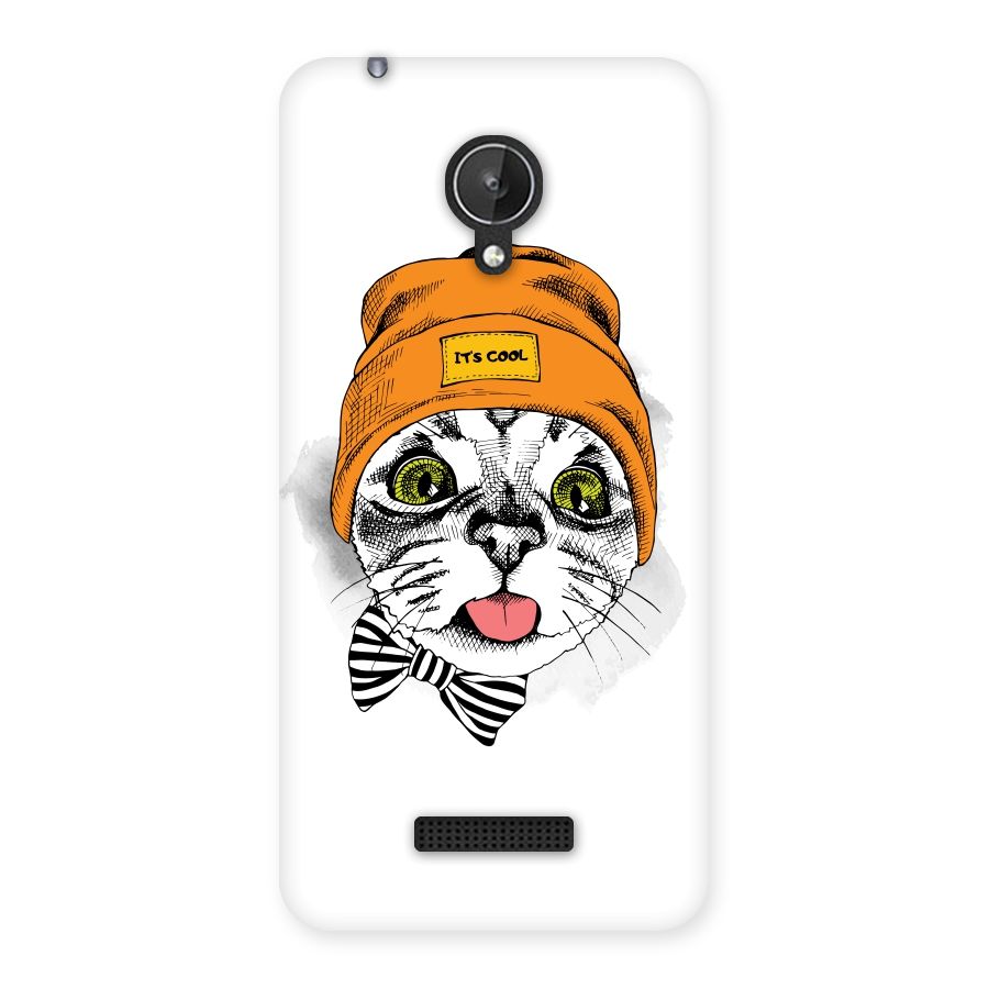 Cool cat Back Case for Micromax Canvas Spark Q380