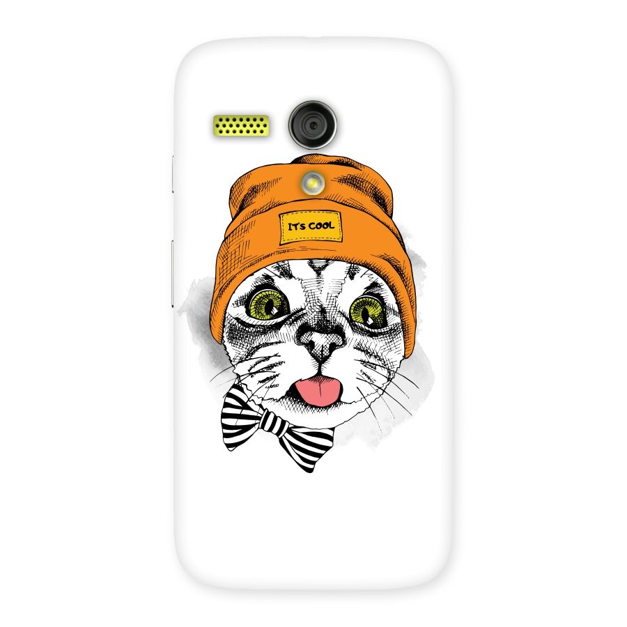 Cool cat Back Case for Moto G