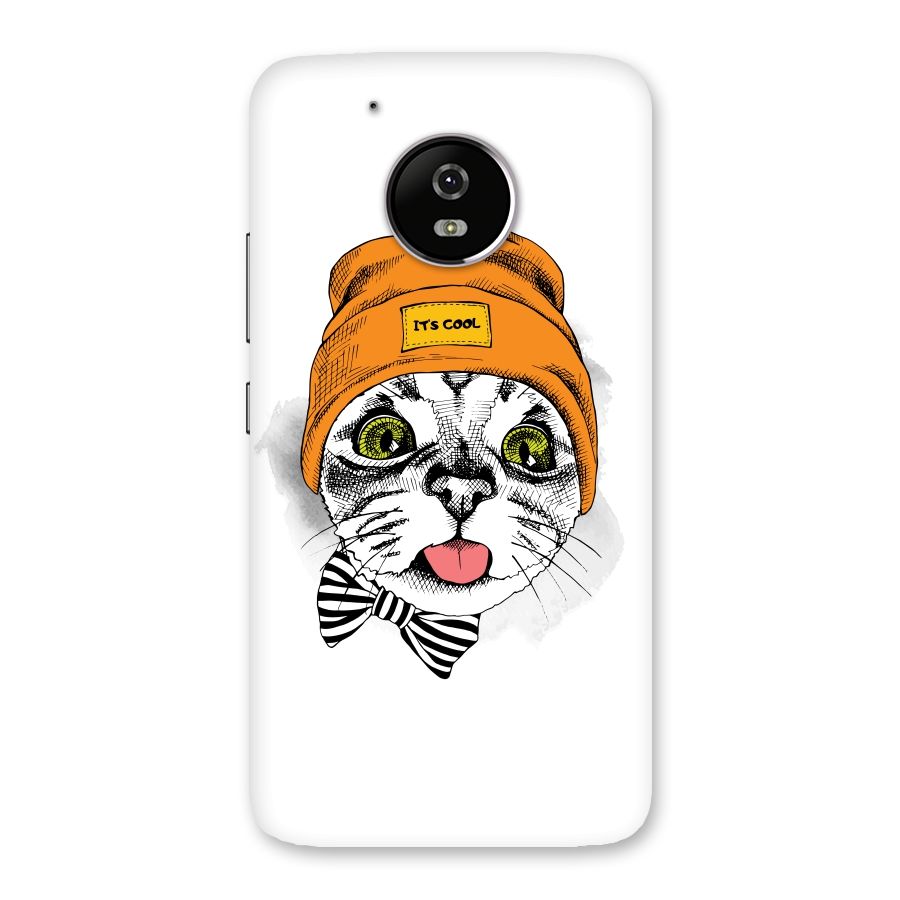 Cool cat Back Case for Moto G5