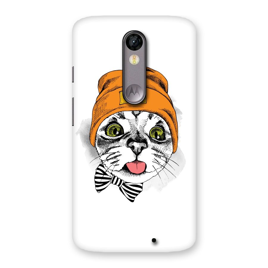 Cool cat Back Case for Moto X Force